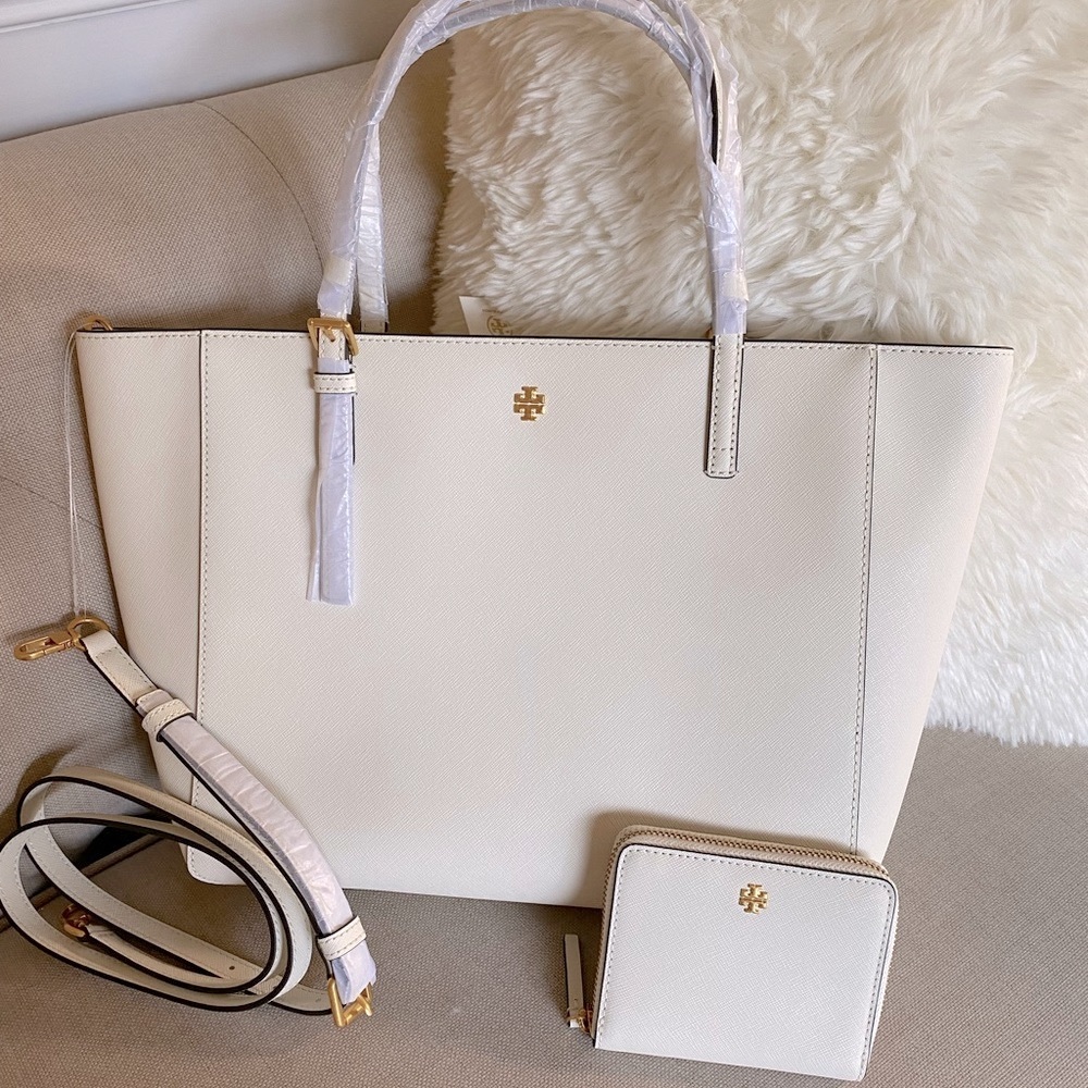 New Tory Burch Emerson Small Tote - Medium wallet included